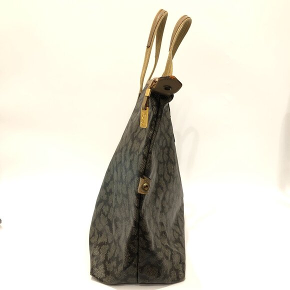 Saint Laurent Grey Giraffe Tote sku #85907 (corners minor tearing & rubbing) - Picture 3 of 16